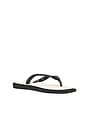 view 3 of 5 Top Square Fusion Sandal in Black