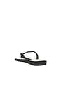 view 4 of 5 Top Square Fusion Sandal in Black