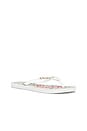 view 3 of 5 Slim Tropicalia Vibes Sandal in White