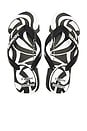 view 1 of 5 Farm Tucanada Rainbow Flip Flop in Black