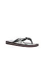 view 3 of 5 Farm Tucanada Rainbow Flip Flop in Black