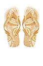 view 1 of 5 Farm Papillon Flip Flop in Golden