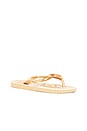 view 3 of 5 Farm Papillon Flip Flop in Golden