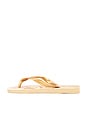 view 5 of 5 Farm Papillon Flip Flop in Golden