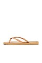 view 5 of 5 Slim Logo Metallic Sandal in Rose Gold