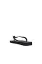 view 4 of 5 Top Logo Metallic Sandal in Black