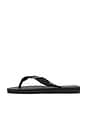 view 5 of 5 Top Logo Metallic Sandal in Black