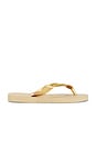 view 2 of 5 Top Logo Metallic Sandal in Golden