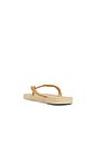 view 4 of 5 Top Logo Metallic Sandal in Golden