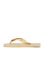 view 5 of 5 Top Logo Metallic Sandal in Golden