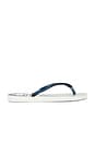 view 2 of 5 SANDALIA SLIM NAUTICAL in White, Navy & Red