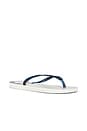 view 3 of 5 SANDALIA SLIM NAUTICAL in White, Navy & Red