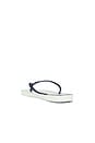 view 4 of 5 SANDALIA SLIM NAUTICAL in White, Navy & Red