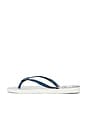 view 5 of 5 SANDALIA SLIM NAUTICAL in White, Navy & Red