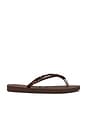 view 2 of 5 SANDALIA SLIM GLITTER II in Dark Brown