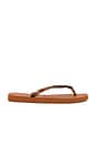 view 2 of 5 Slim Sandal in Rust