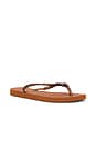 view 3 of 5 Slim Sandal in Rust