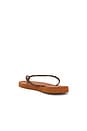 view 4 of 5 Slim Sandal in Rust