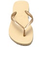 view 1 of 4 Slim Flip Flop en Sand Grey/Light Golden in Sand Grey & Light Golden