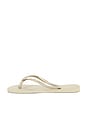 view 5 of 5 CHANCLAS in Sand Grey & Light Golden