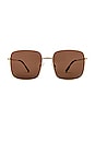 view 1 of 3 Royal Flush Sunglasses in Polarized Gold Brown