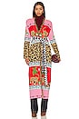 view 2 of 4 Leopardess Duster in Red & Pink