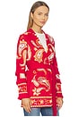 view 2 of 4 Jude Jacquard Cardigan in Jimi Red