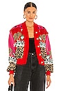 view 1 of 4 Bomber Jacket in Leopardess Pink