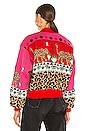 view 3 of 4 Bomber Jacket in Leopardess Pink