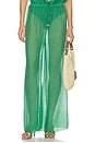 view 1 of 6 PANTALON SQUARE in Green