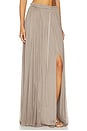 view 2 of 6 JUPE LONGUE SILK TULLE in Taupe