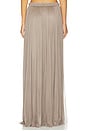 view 4 of 6 JUPE LONGUE SILK TULLE in Taupe