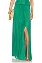 view 1 of 7 Silk Tulle Skirt in Green