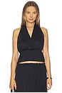 view 1 of 4 Silk Tulle Top in Black