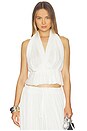 view 1 of 4 Silk Tulle Top in White
