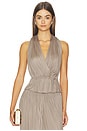view 1 of 4 TOP DOS-NU SILK TULLE in Taupe