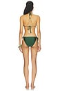 view 3 of 5 Knit Triangle Bikini in Green
