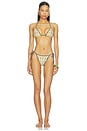 view 1 of 6 MAILLOT DE BAIN 2 PIÈCES in Yellow Knit