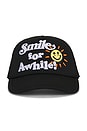 view 1 of 3 GORRA DE CAMIONERO SMILE in Black