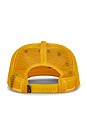 view 2 of 2 GORRA DE CAMIONERO PIN in White & Gold