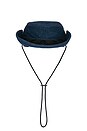 view 2 of 4 Nothing In Wrong Bushmaster Hat in Undone Indigo