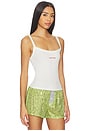 view 3 of 6 Matt Tank Top in White