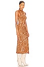 view 2 of 3 Paloma Midi Dress in Cinnamon