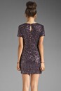 view 4 of 6 Karina Sequin Dress in Eggplant