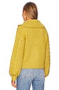 view 3 of 4 Beth Zip Cardigan in Citron