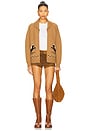 view 5 of 5 Grant Cardi in Camel