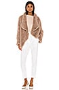 view 5 of 5 Ensley Faux Fur Coat in Fawn