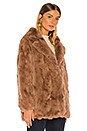 view 3 of 5 Luna Fur Coat in Toffee