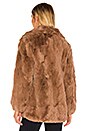 view 4 of 5 Luna Fur Coat in Toffee