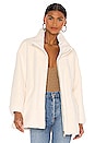 view 1 of 4 Irene Faux Fur Jacket in Ivory